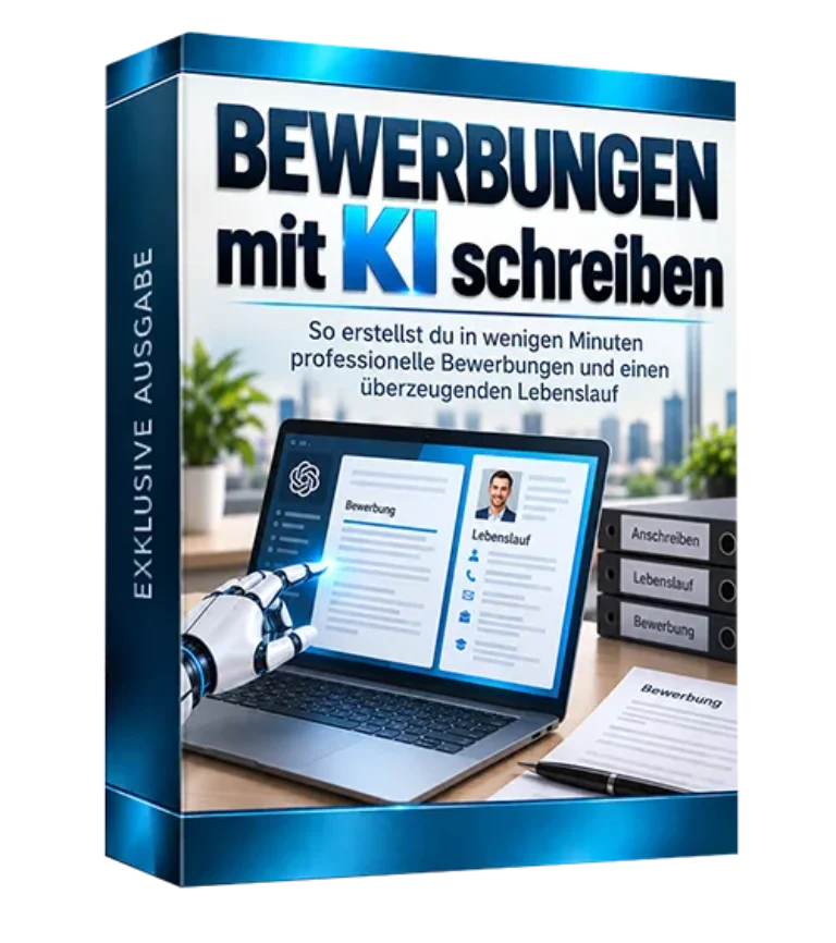 Lebenslauf und Bewerbung mit KI schreiben – E-Book für Jobsuchende