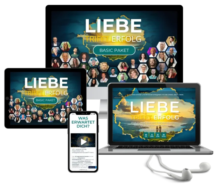 Liebe trifft Erfolg – Kongresspaket fürs Herzensbusiness