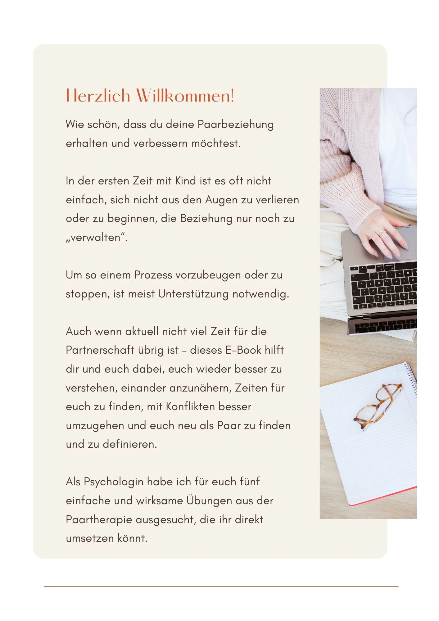 E-Book Seite zu Beziehungsfragen und emotionalen Bindungen