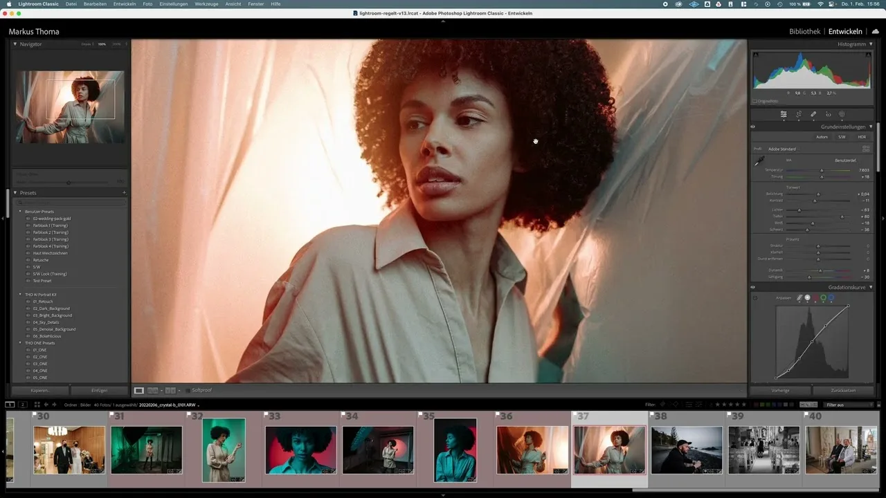 Lightroom Regelt Videokurs Schulung Beispiel