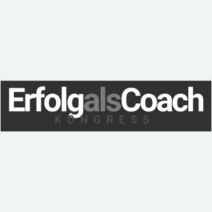 Live-Erfolgsseminar – Lösungen für ein selbstbestimmtes Lebe 8 Erfolgals Coach Logo in schwarzweißem Design