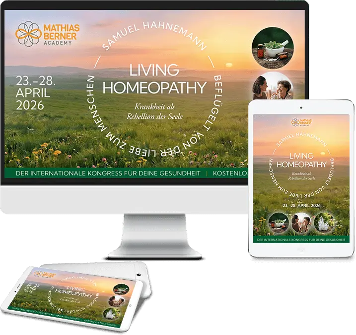 Living Homeopathy Kongresspaket 2026 – Responsive Design auf Desktop, Tablet und Smartphone