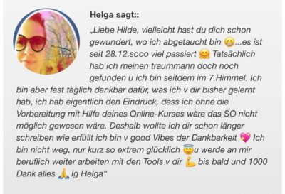 Kundenstimme zum Kurs Magnetisch anziehend in 7 Tagen