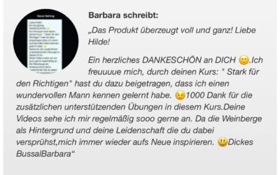 Kundenstimme zum Kurs Magnetisch anziehend in 7 Tagen