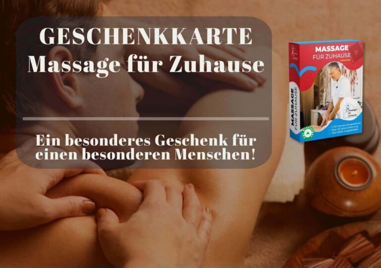 Massage für Zuhause – Videokurs zu Entspannungsgriffen