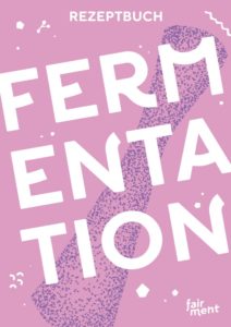 Rosa Cover Fermentations-Rezeptbuch mit Gärflaschen-Design