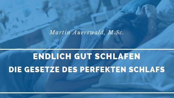 Martin Auerswald Kurs-Cover mit blauem Hintergrund und Schlaf-Thematik