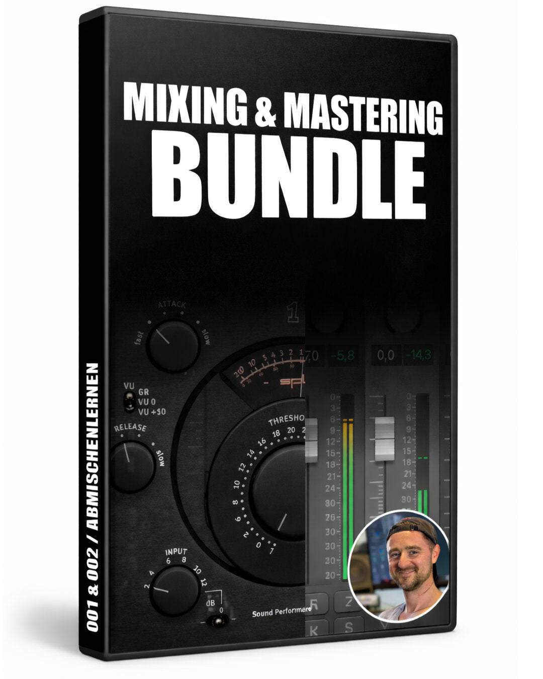 DVD-Cover Mixing und Mastering Bundle mit Kompressor und Mixer-Interface