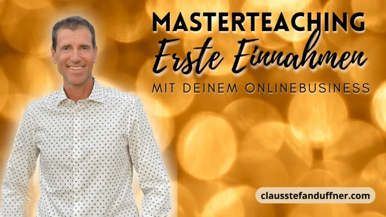 Masterteaching – Videokurs für digitale Umsätze