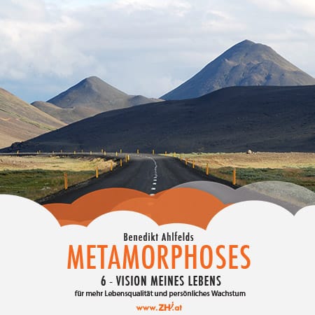 Metamorphoses Cover 6 – Vision meines Lebens mit Straße zwischen Vulkanen