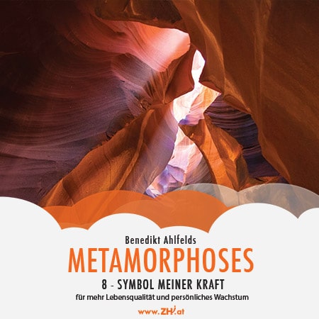 Metamorphoses Cover 8 - Symbol meiner Kraft, Felsenformationen mit Lichtstrahlen