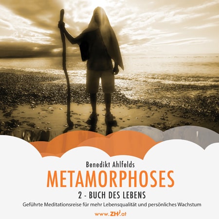 Metamorphoses Cover 2 – Buch des Lebens mit Surfer am Strand