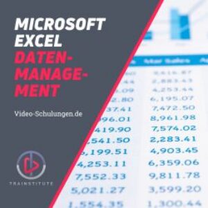 Quadratisches Banner zum Microsoft Excel Datenmanagement Kurs mit Tabellendarstellung