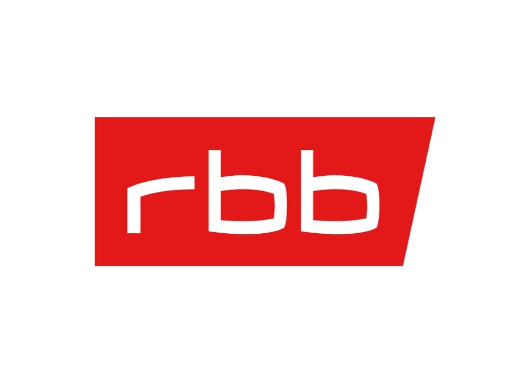 rbb Logo rot mit weißem Schriftzug