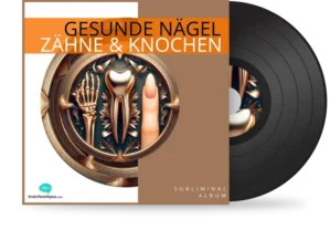 Subliminal-Album Cover Gesunde Nägel Zähne & Knochen mit anatomischer Grafik