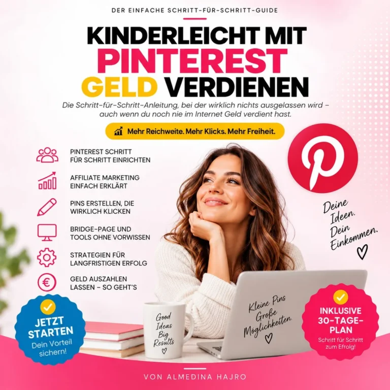 Mit Pinterest Geld verdienen – E-Book zum Affiliate Marketing