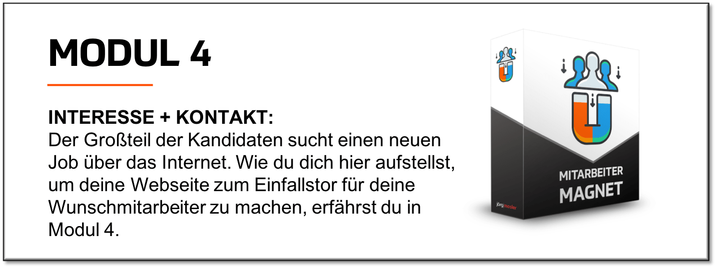 Mitarbeiter Magnet – Videokurs zur Personalgewinnung von Jörg Mosler 7 Produktmockup Mitarbeiter Magnet Onlinekurs mit Kursmodulen und Videoinhalten