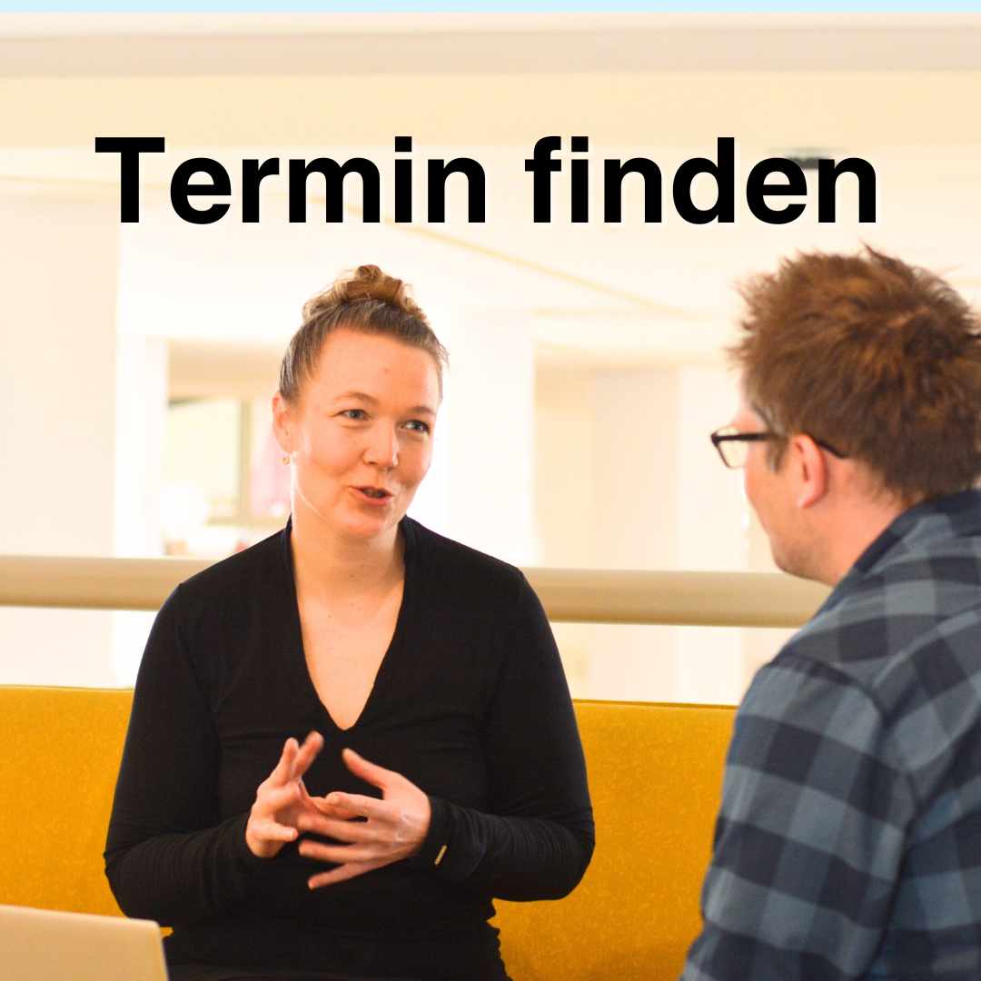 Termin finden – Ilke Wolf im Beratungsgespräch