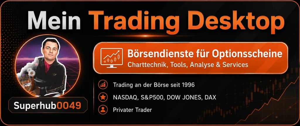 GetAllMyLinks Banner mit Superhub0049 – Börsendienste für Optionsscheine