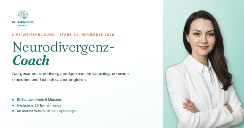 Kursangebot Neurodivergenz-Coach mit Kursleiterin und Kursdetails