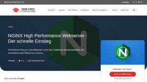 NGINX High Performance Webserver – Der schnelle Einstieg – Ansicht der Verkaufsseite