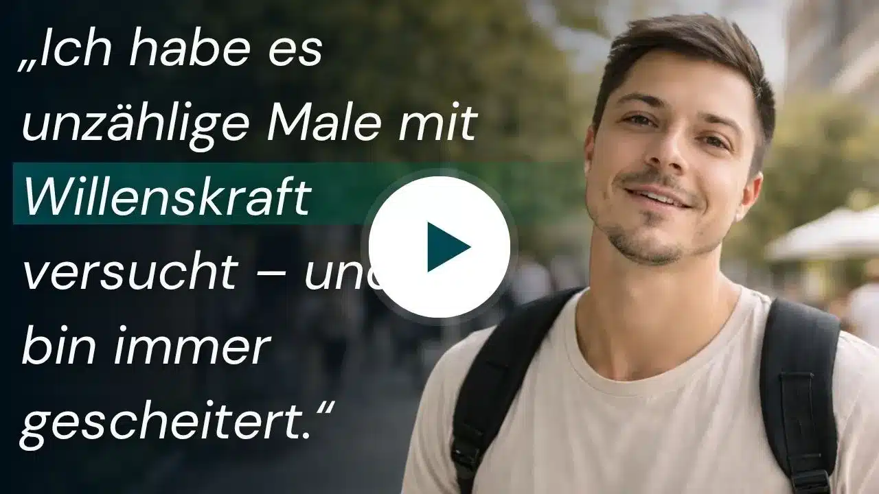Marco berichtet im Video-Testimonial von seinem erfolgreichen Rauchstopp mit der Nichtraucher-Challenge