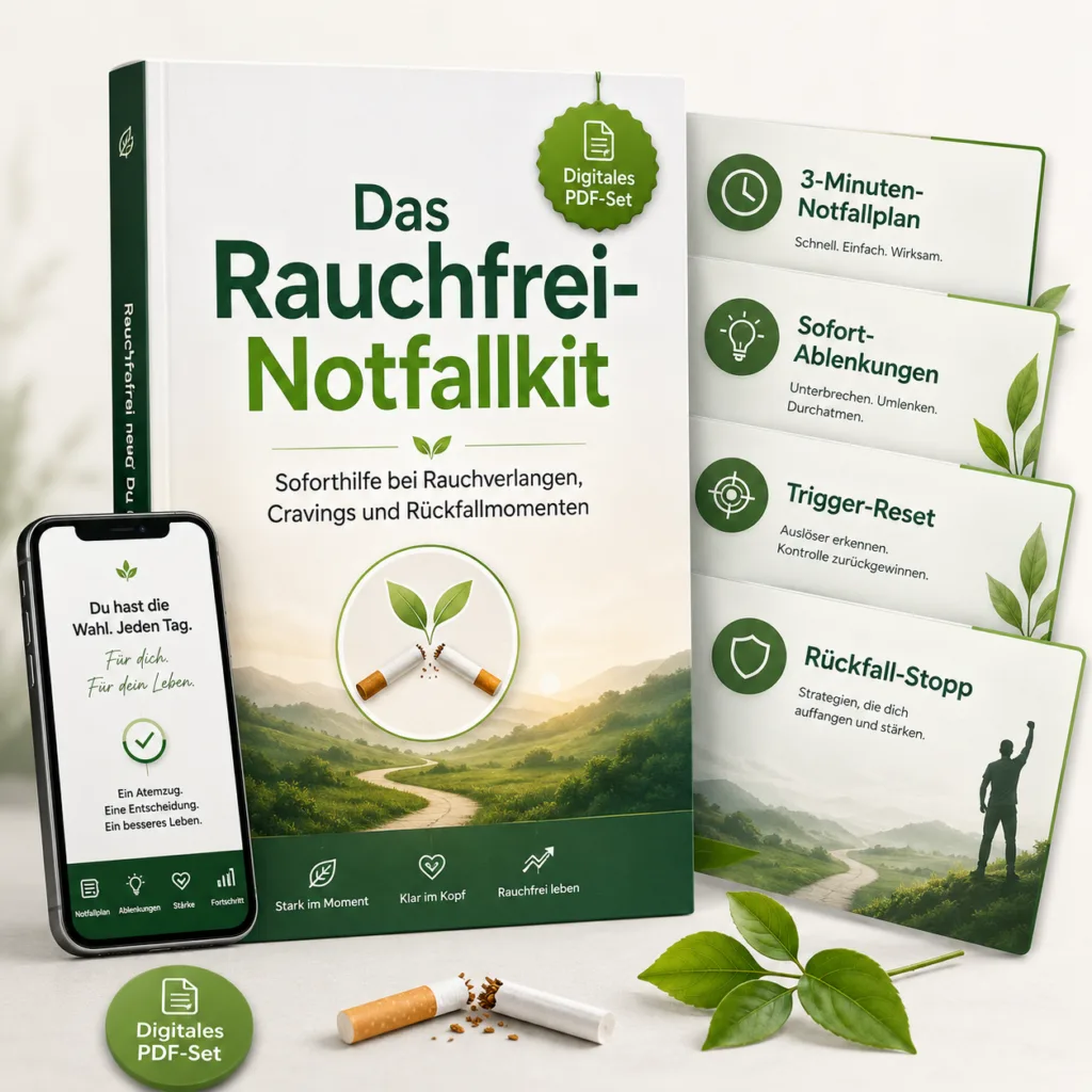 Das Rauchfrei-Notfallkit