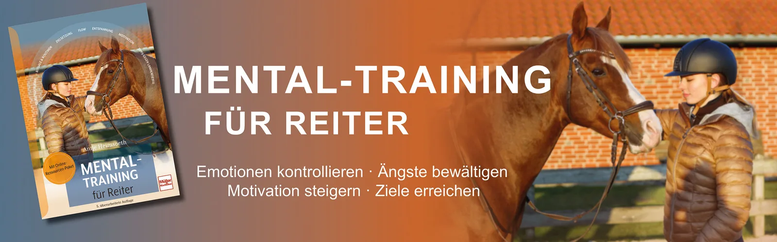 Mentaltraining für Reiter Hero-Header mit Reiterinnen und Pferd