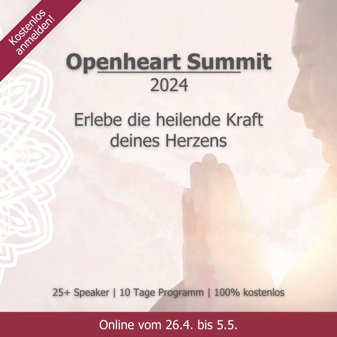 Anmeldebanner für Openheart Summit 2024 mit Tagline und Event-Details