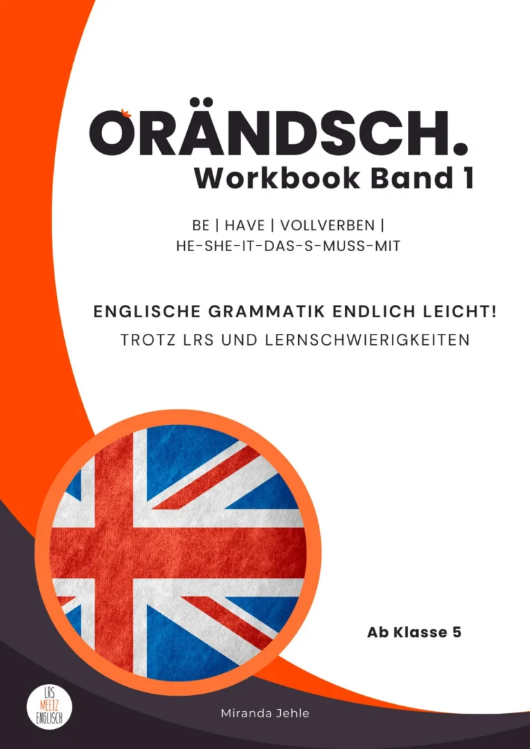ORÄNDSCH – Übungsordner mit E-Book von LRS meetz Englisch