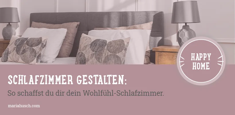 Ordnungsgerecht gestaltetes Schlafzimmer mit gemütlicher Ausstattung