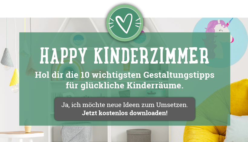 Opt-in-Banner für kostenlosen Download mit Kinderzimmer-Foto