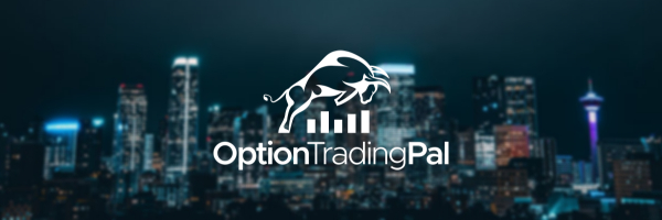 OTP Premium Mitgliedschaft – Trading-Kurs mit Journalvorlage 7 OptionTradingPal Logo mit Stier-Symbol vor nächtlicher Skyline