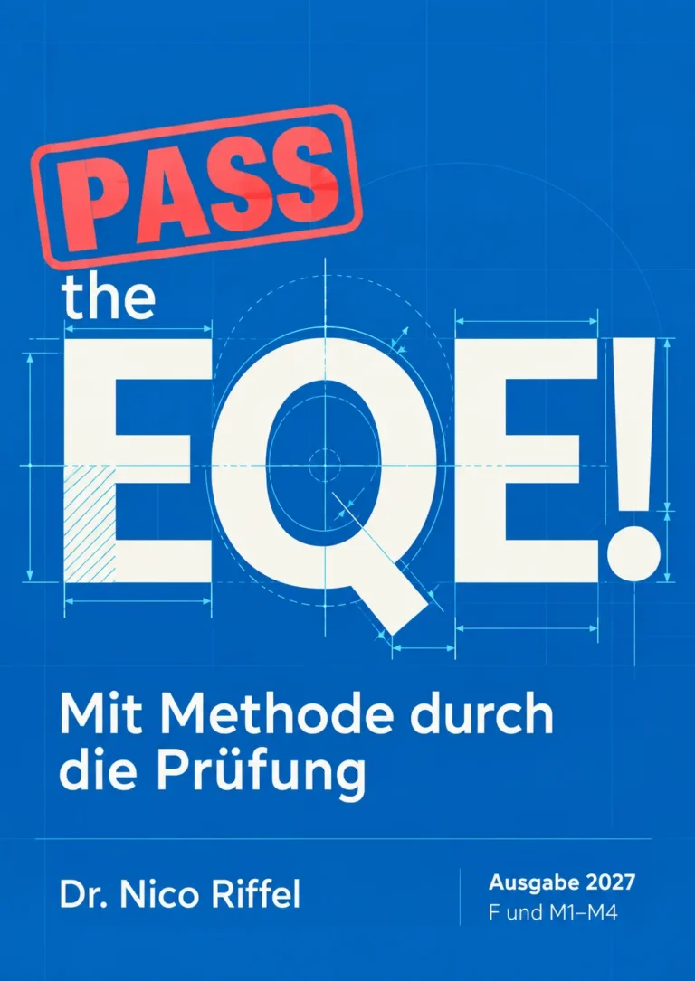 Pass the EQE! – E-Book zur Patentanwaltsprüfung von Dr. Nico Riffel