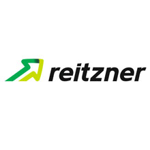 Reitzner Logo mit grünem Pfeil