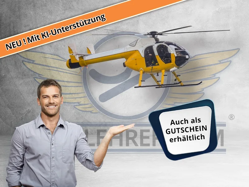 PPL-H Hubschrauber Theoriekurs 1 Online PPL-H Hubschrauber Theoriekurs Videokurs mit KI-Unterstützung