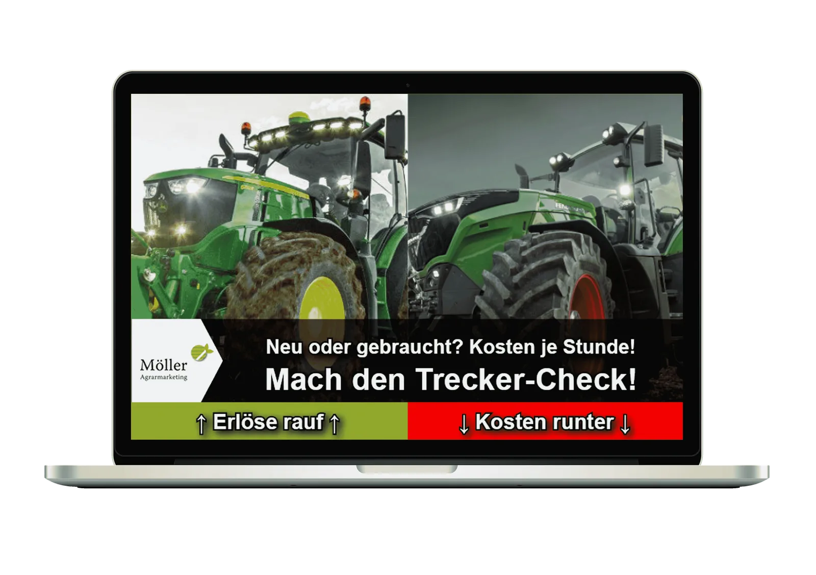 Landtechnik-Trecker-Check Kalkulationstool für Maschinenkosten