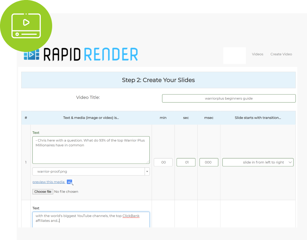 Remixable Founder Edition Rapid Render mit Icon