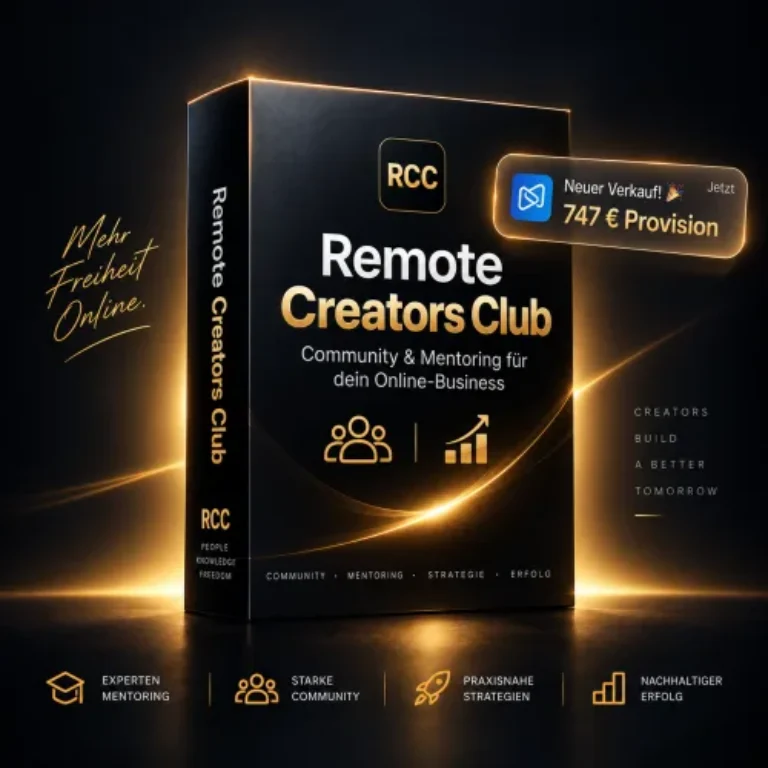 Remote Creators Club – Online-Business-Mitgliederbereich