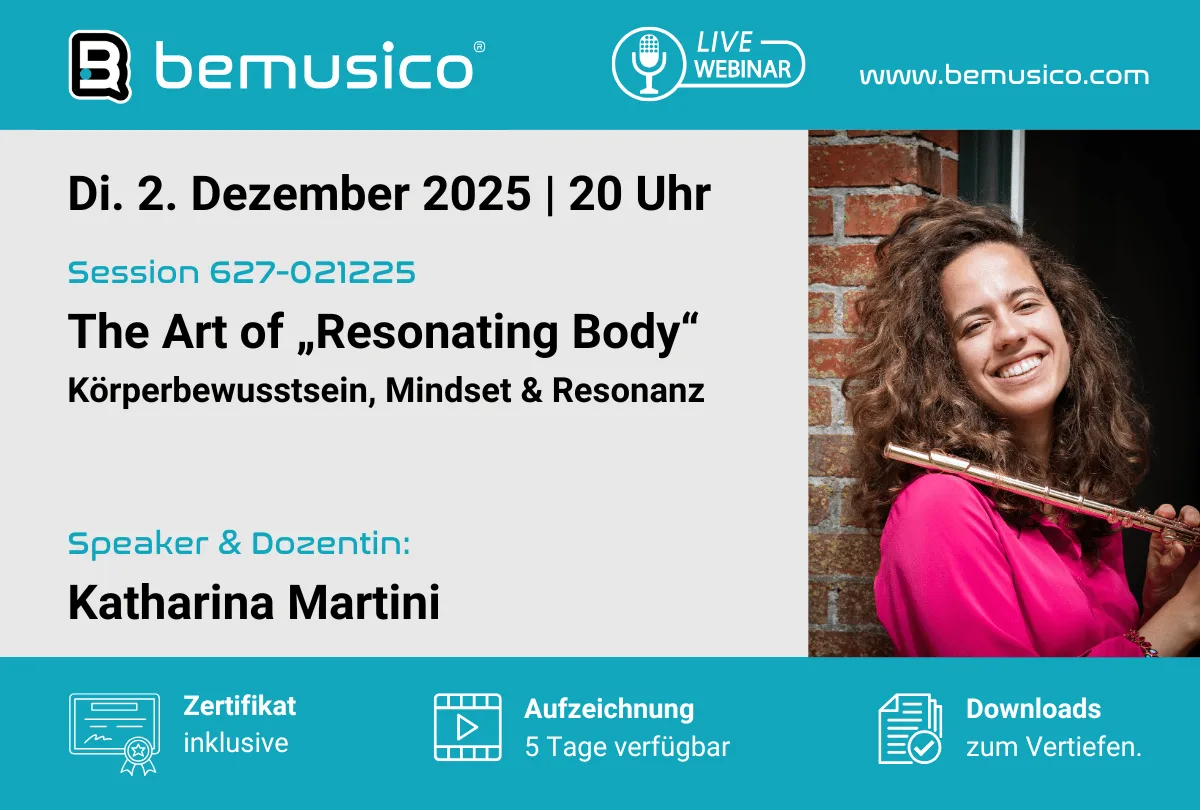 Katharina Martini unterrichtet The Art of Resonating Body mit Körperbewusstsein und Mindset