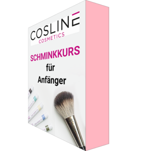 COSLINE Schminkkurs für Anfänger:innen Produktbox mit Make-up-Pinseln