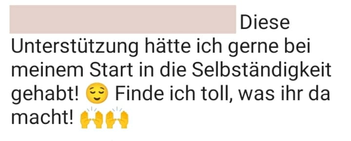Kursinhalt (Teil-)Selbständig, aber richtig! von Jana Berger