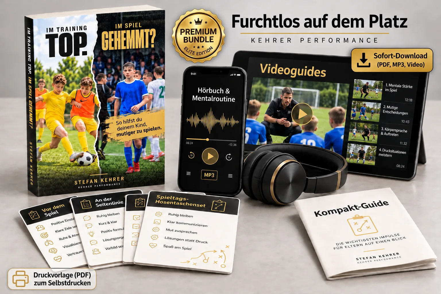 Elite Bundle Kursinhalt Selbstvertrauen Fußballspieler
