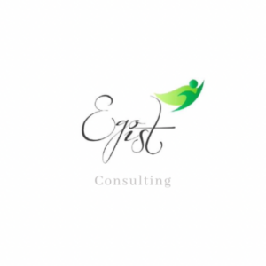 Egoist Consulting Logo mit grünem Vogel-Symbol und handschriftlicher Schrift