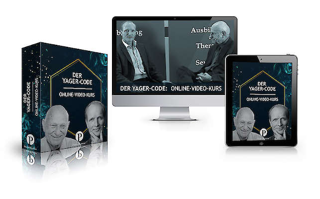 Selbsthypnose mittels Codewort – Audio-Training für Trance 4 Mockup Der Yager-Code Online-Video-Kurs auf verschiedenen Geräten