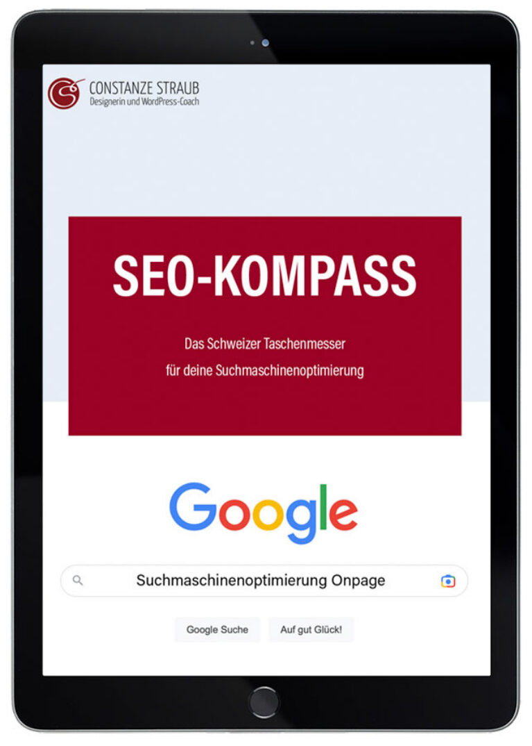 SEO Kompass – E-Book zu SEO-Grundlagen von Constanze Straub