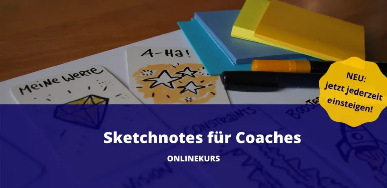 Sketchnotes für Coaches – Videokurs zum visuellen Arbeiten