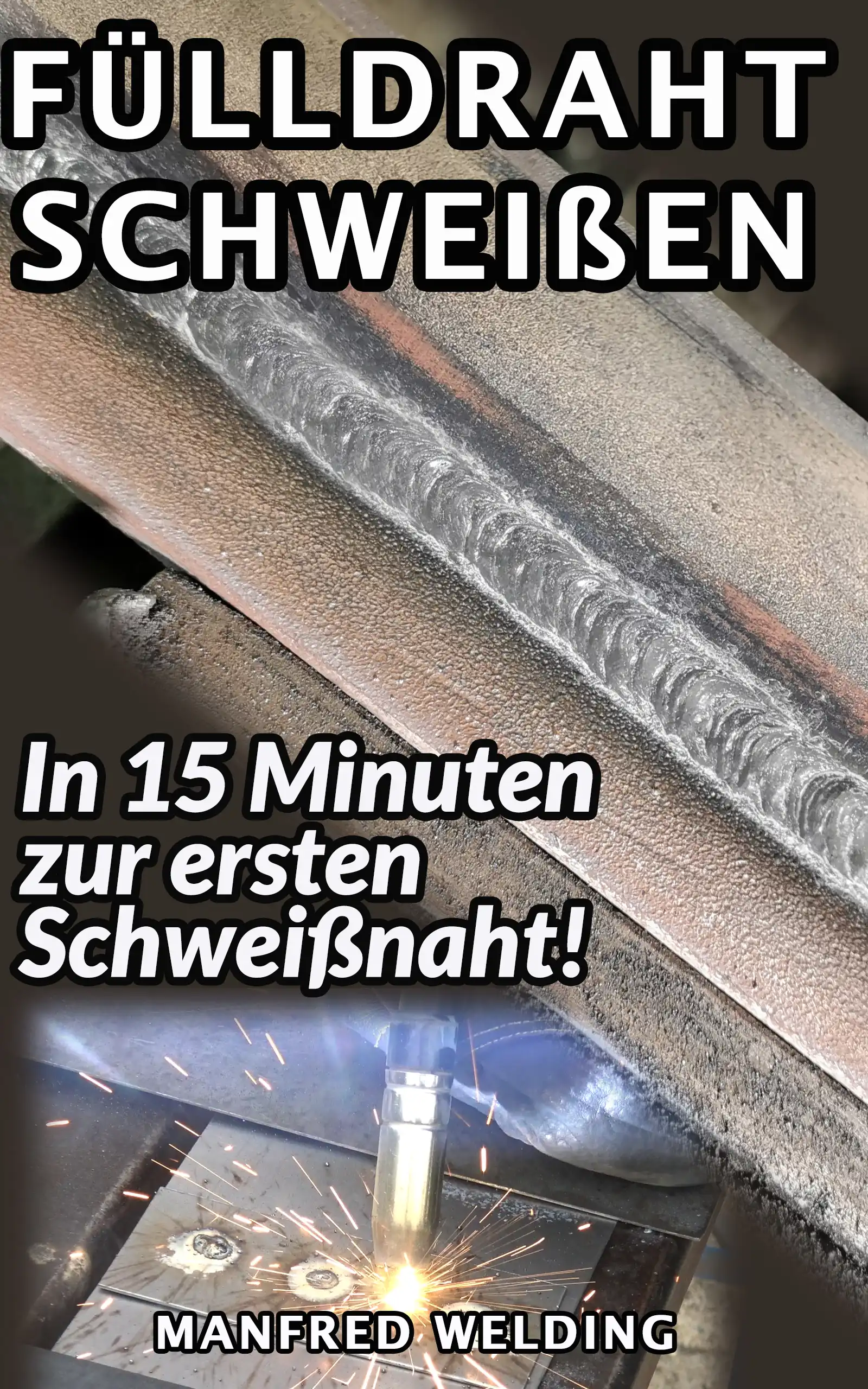 Cover des Videokurses Fülldraht Schweißen in 15 Minuten zur ersten Schweißnaht