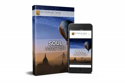 Soul Master Bundle Produktabbildung mit Buch und Smartphone-Mockup