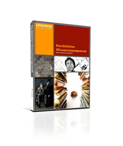 3D-Buchcover Effectivity! Persönliches Wissensmanagement mit verschiedenen Porträts
